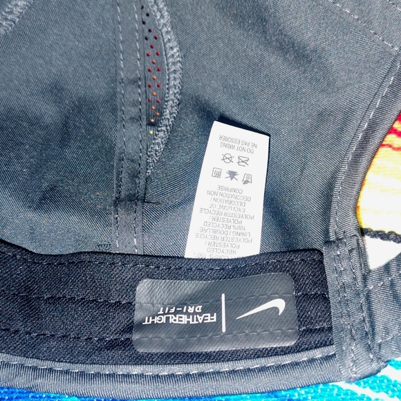 Nike Featherlight Dri-Fit Merchant & Gould Company Adjustable Gray White Hat - Picture 11 of 11